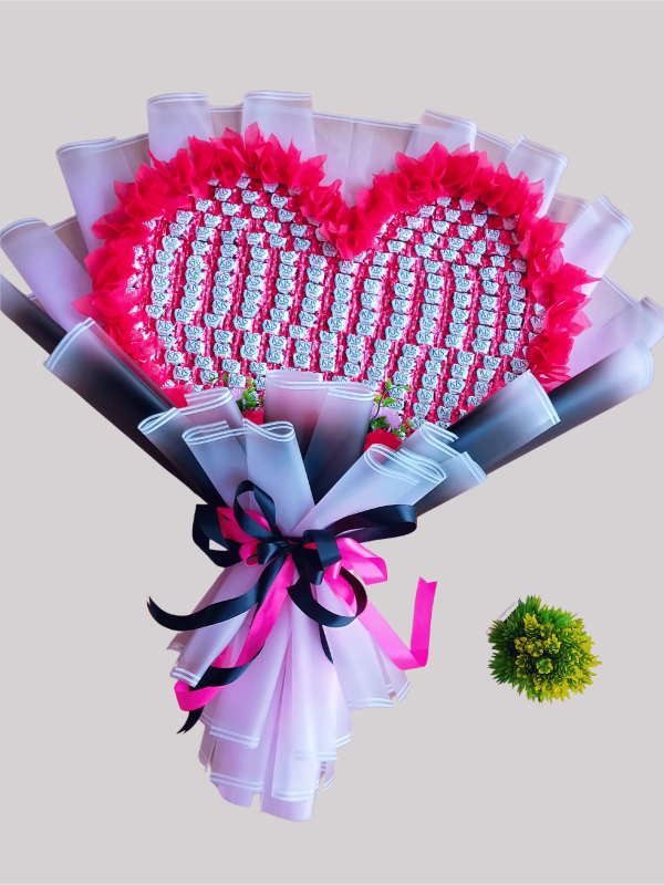 buket permen kiss