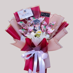 Buket uang 100 ribu