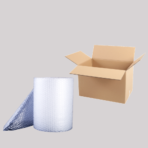Kardus dan Bubble Wrapp Tambahan